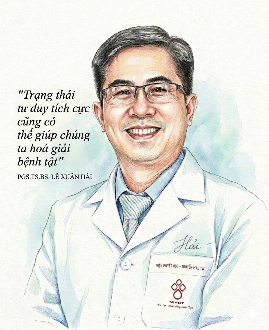 Ký hoạ chân dung PGS.TS.BS. Lê Xuân Hải